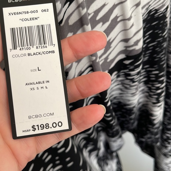 BNWT BCBG "Coleen" dress size L REDUCED - Picture 6 of 9